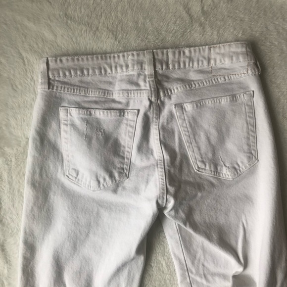 AMO White Bow Straight Leg Jeans - Picture 8 of 8